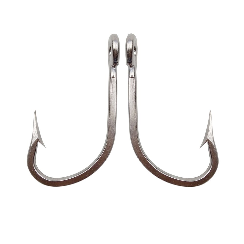 2Pcs 7731 Stainless Steel Fishing Hooks Large Shark And Tuna Bait Hooks Extra Strong For Saltwater Fishing Size 16/0 18/0 20/0