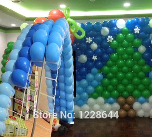 Gratis 20 stks/partij Ballon decoratie Mesh Muur Partij decoratie Party benodigdheden Bruiloft Ballon raster 4 grids size 30*30 cm (Geen ballon