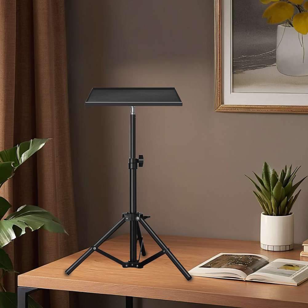 Projektorin tarjotin 1/4 tuuman kierre yleiskäyttöinen kannettavan tietokoneen projektorin jalustateline teleskooppitanko seisova dj-laitteiden pidike laitteille