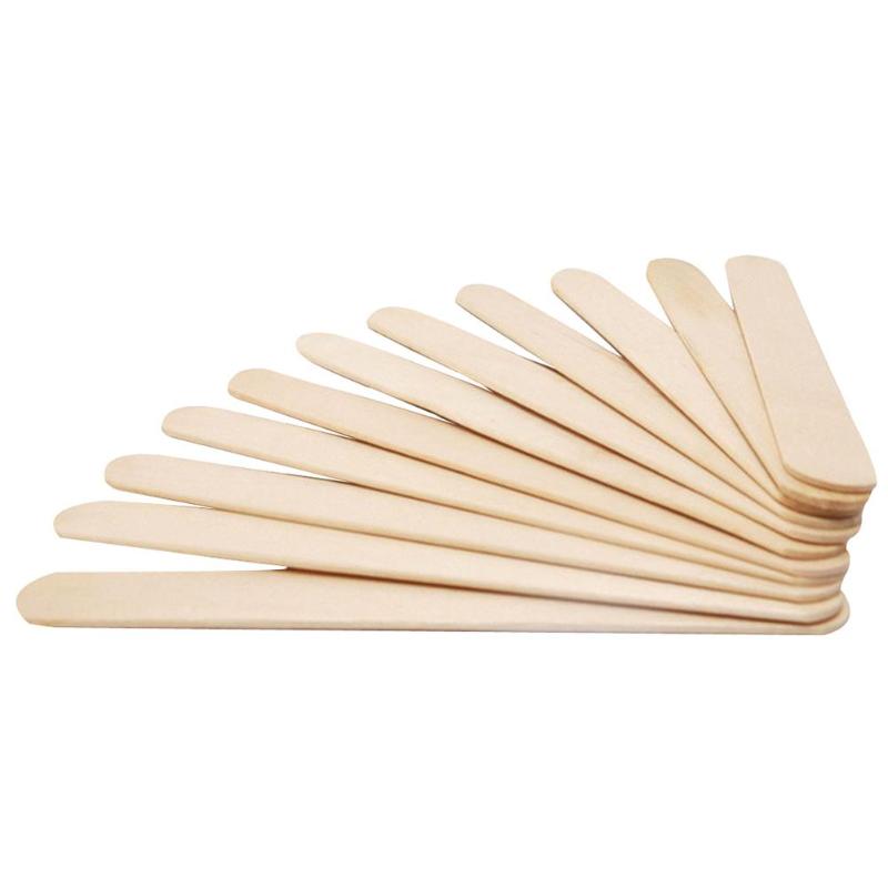 50pcs Burlywood Ice-lolly Stick Kids Hand Craft DIY Making Ice Cream Sticks Hand Craft Making Art Ice Cream Popsicle Sticks