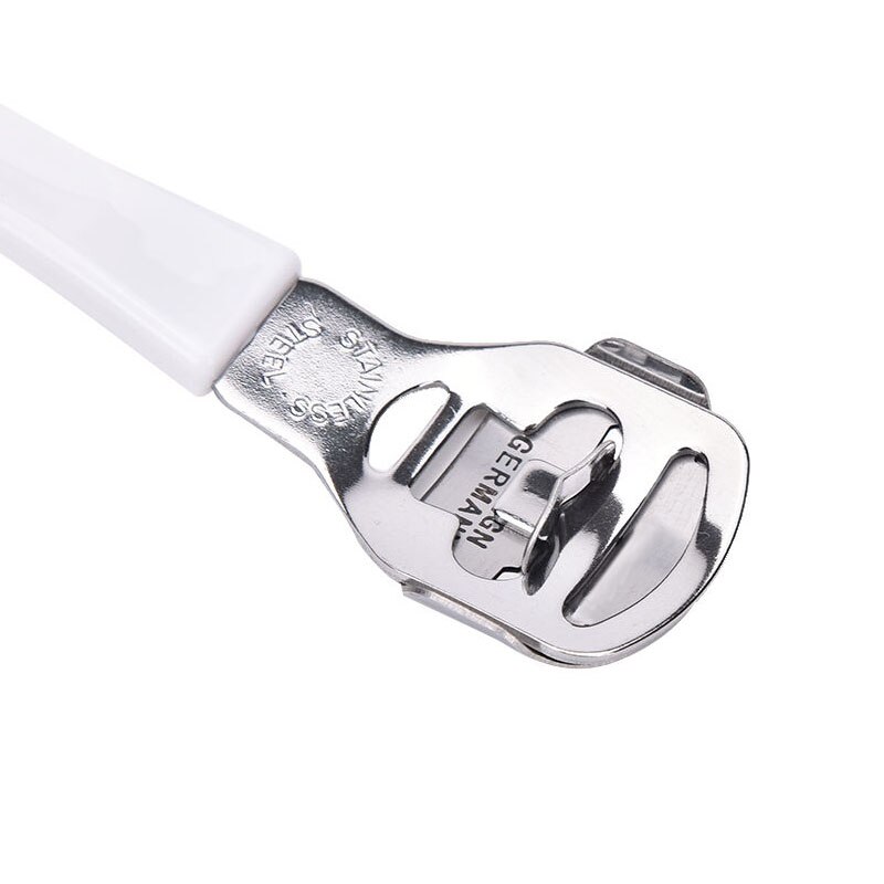 1Pcs Foot Calluses Stainless steel Remover Rasp File Callus Corn Cuticle Cutter Remover Shaver handle Cuticle shaver