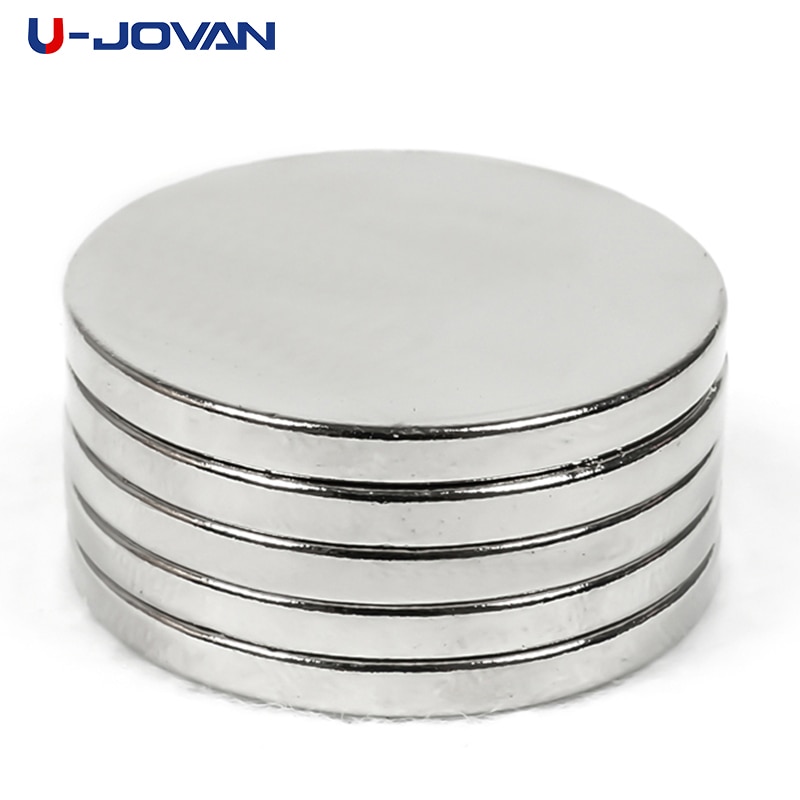 U-JOVAN 5Pcs 30X3 Mm N35 Super Strong Ronde Neodymium Magneten 30*3 Zeldzame Aarde Krachtige Magneet