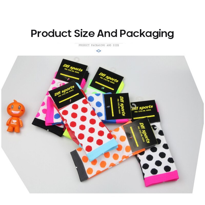 Chaussettes de cyclisme en Nylon pour hommes et femmes, chaussures de sport, taille royaume-uni, respirantes, hauteur des genoux