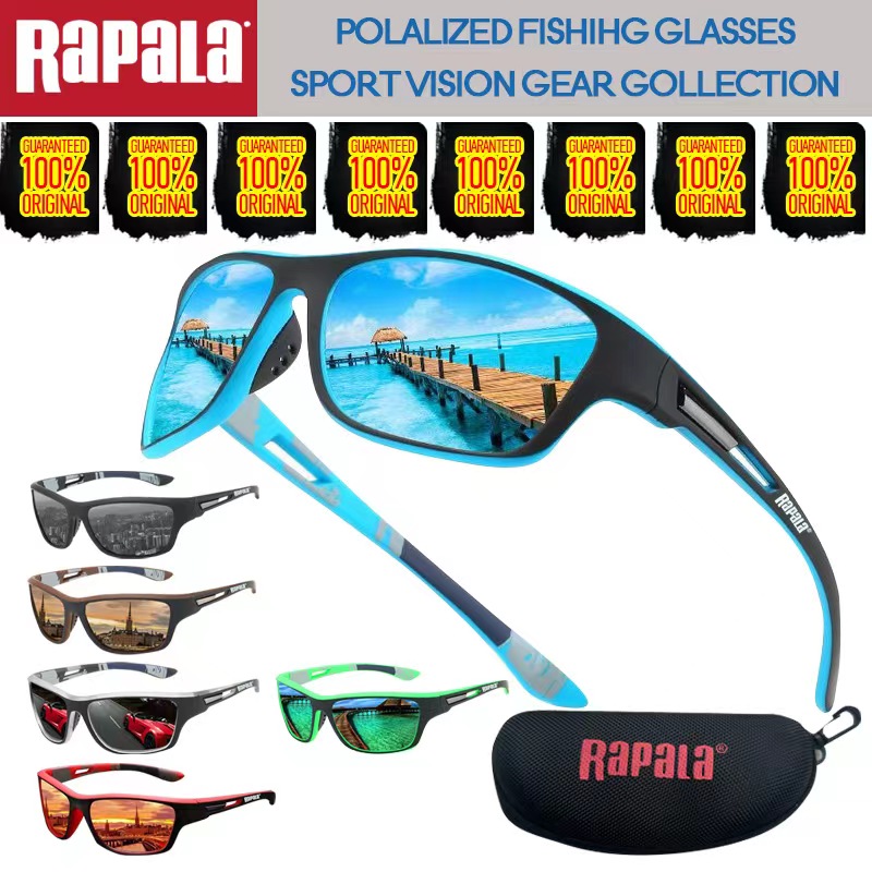 Rapala polarizado óculos de pesca das mulheres dos homens condução tons masculino óculos de sol caminhadas ciclismo óculos de sol uv400