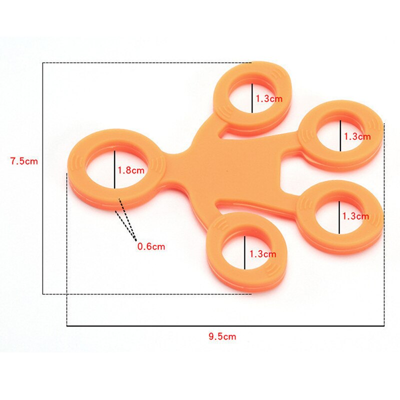 Finger Gripper Silicone Strength Traine Grips Gripper Tools Resistance Band Wrist Flexible Exercise Fitness Equipment