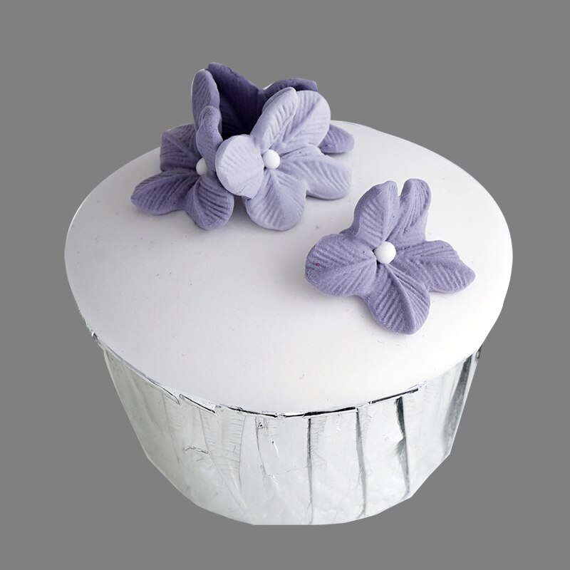Paars simulatie fondant cake Cupcake model: violet