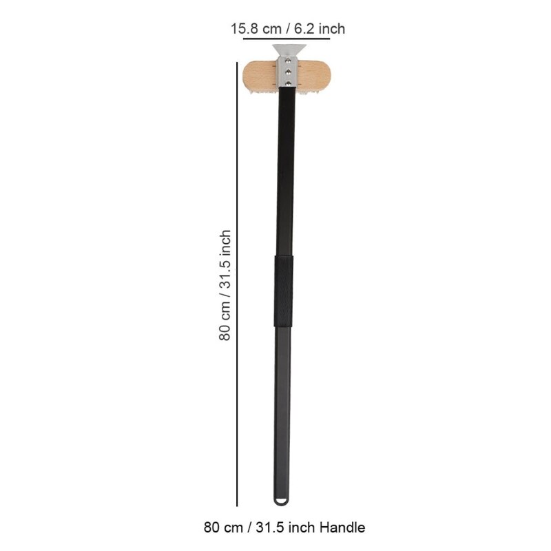 Four à Pizza , brosse de four en laiton, outils de nettoyage en cuivre grattoir grille domestique en laiton
