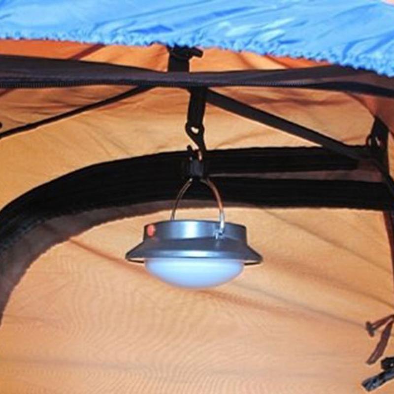 Utomhus camping lampa tältlampa med lampskärm cirkel abs uppladdningsbart fiske hängtält led ultraljusligt lyktljus