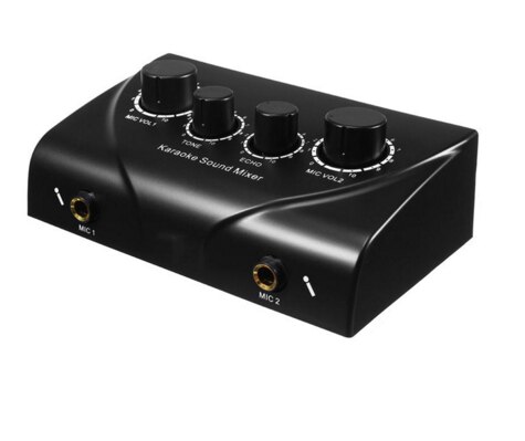Karaoke Sound Mixer Audio System Portable Mini Digital Audio Sound Karaoke Machine Echo Mixer System