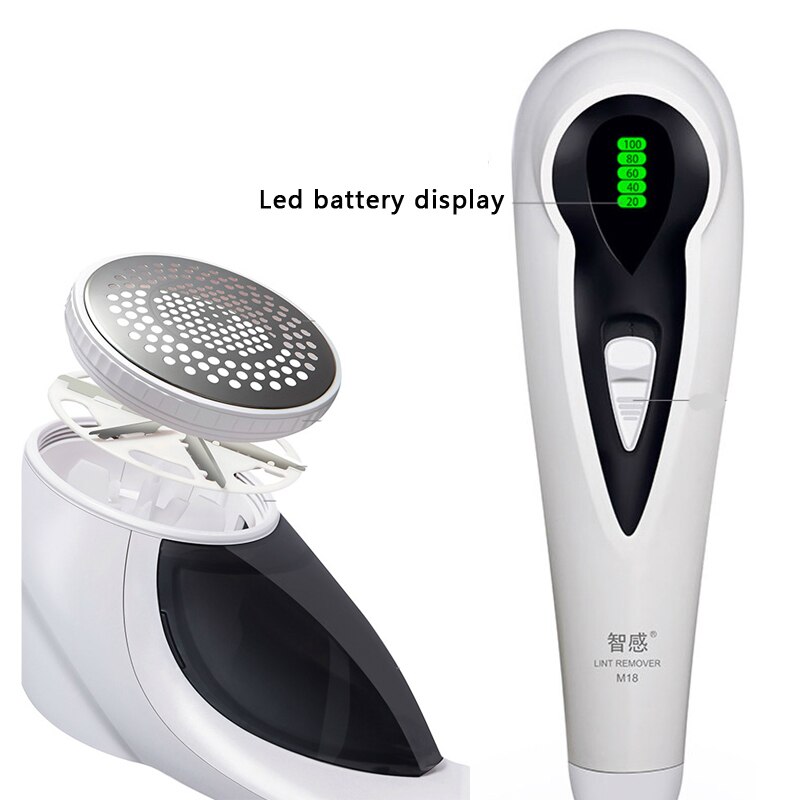 LCD Display Draagbare Lint Remover Haarbal Trimmer Trui Remover Elektrische Doek Reinigingsmachine Epilator Stof Roller Scheerapparaat
