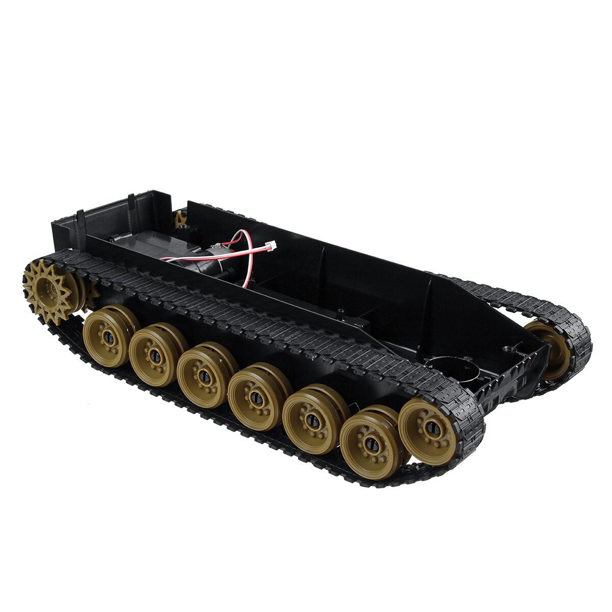 Diy Schok Geabsorbeerd Smart Robot Tank Chassis Crawler Auto Kit Met 260 Motor 3V-9V