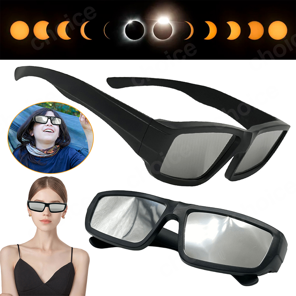 1/2/3/5 pacchetto sicuro sfumature occhiali da osservazione eclisse solari certificati ISO occhiali da vista eclisse solari per la visualizzazione diretta del suola