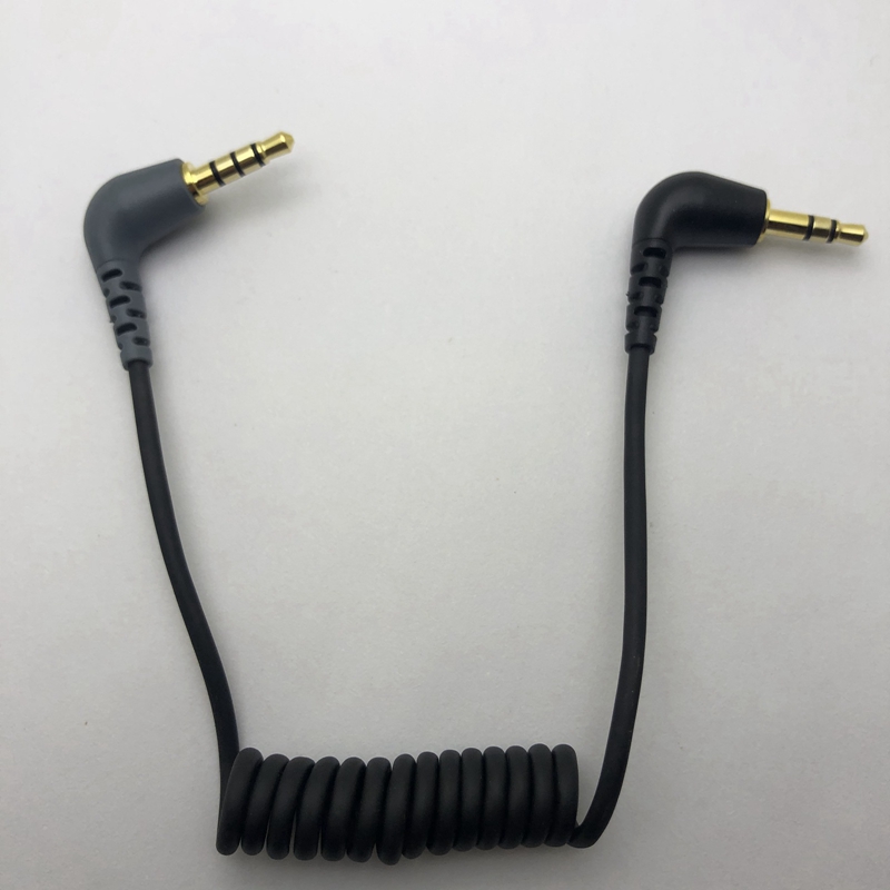 Cable adaptador de micrófono TRS a TRRS, 3,5mm