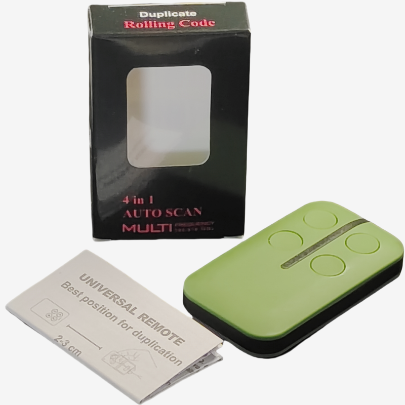 Drzwi przesuwne uniwersalny pilot-powielacz z częstotliwością 300MHz-900MHz: green