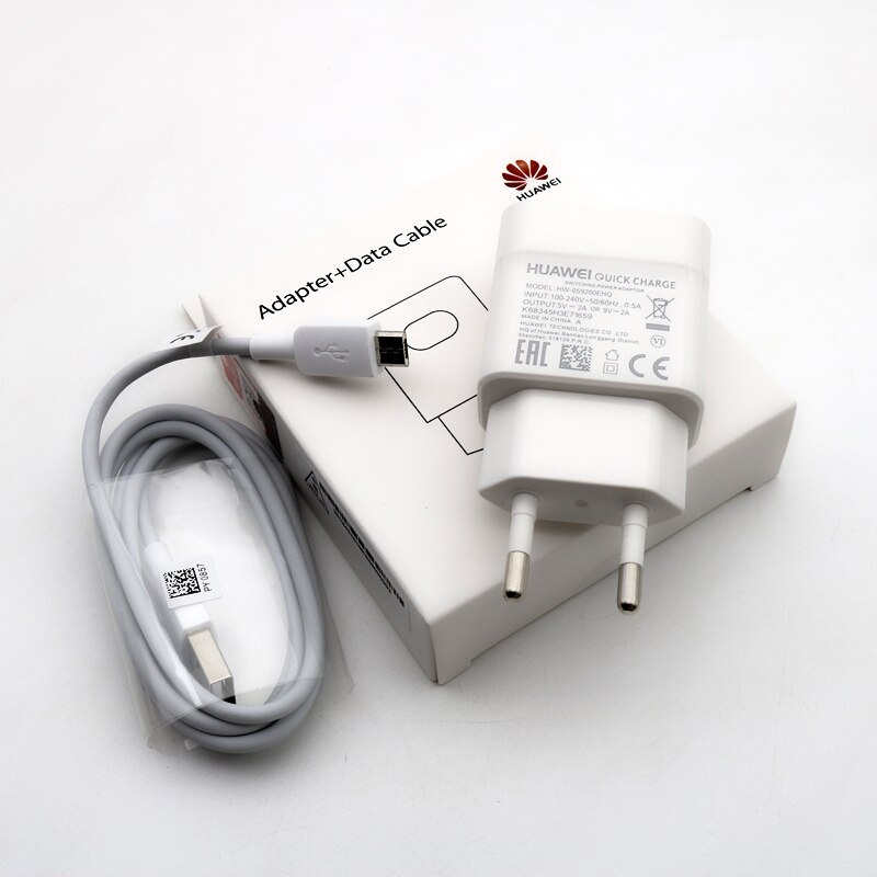 Huawei 100cm Micro USB Data Cable Mobile Phone Wall Charger 5V 2A adapter For Ascend P6 P7 P8 P9 P10 lite Nova 3i Mate 9 lite