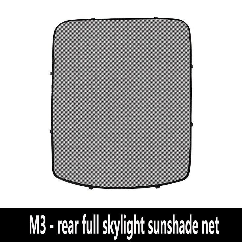 Til solcreme til tesla model 3 tag med enkelt lag belagt med solskærm af sølvstof foran og bageste soltag dobbelt varmeskærm: Diktatur