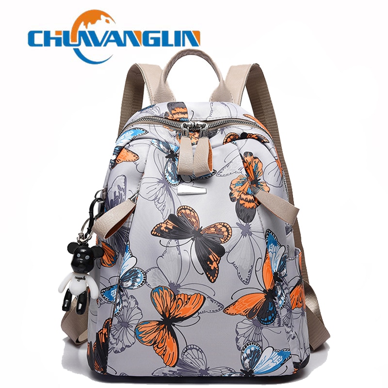 Chuwanglin impressão mochila feminina à prova dwaterproof água saco do estudante lazer mujer feminino saco de escola ao ar livre a110604