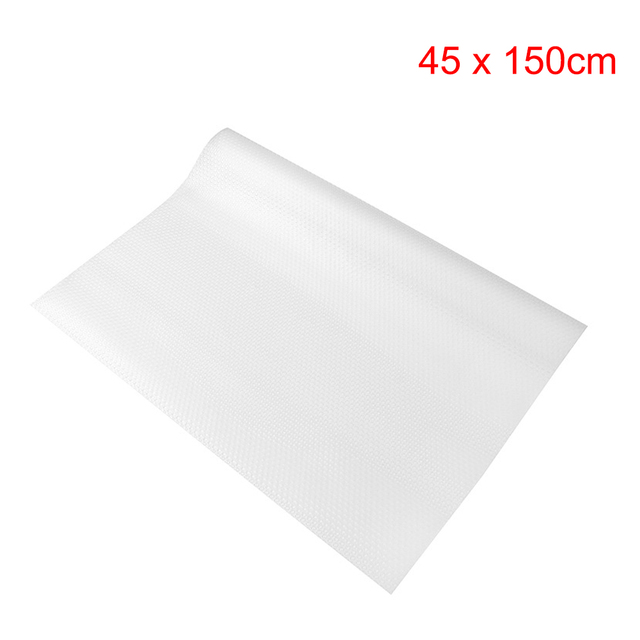 Non Slip Waterproof Drawer Mat Shelf Cover Liners Cabinet Mat oil-proof Liners Closet Placemat Table Pad Paper: Transparent  45  150
