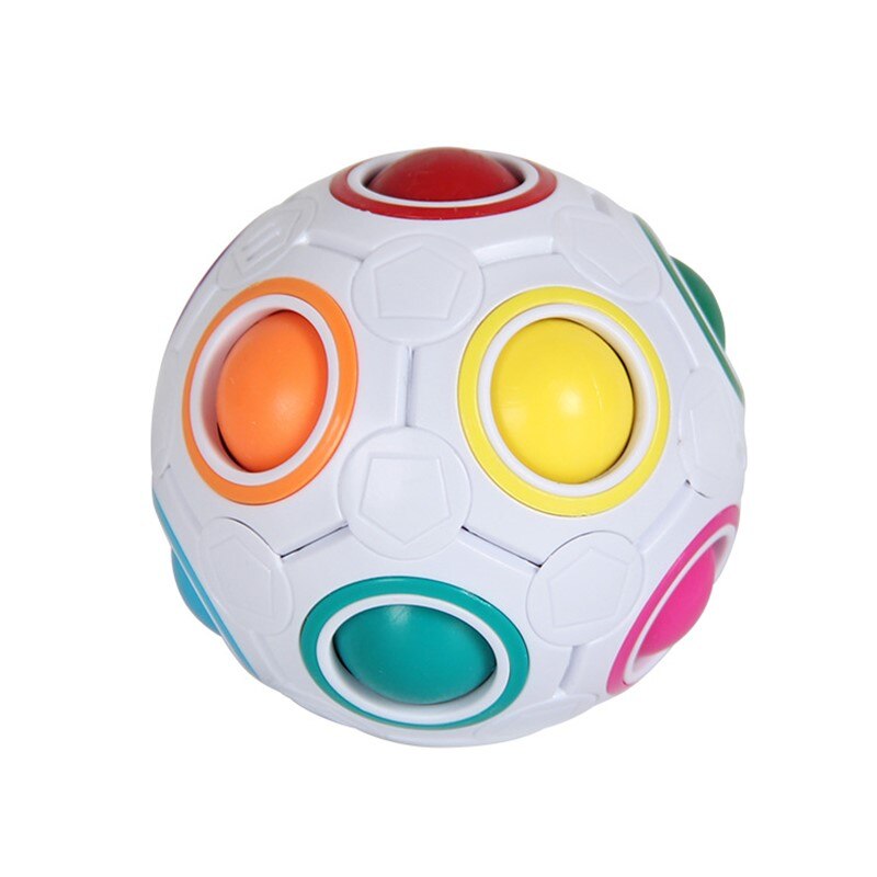 New Creative Magic Rainbow Ball Cube Speed Puzzle Ball Kids Educational Learning giocattoli divertenti per bambini antistress per adulti