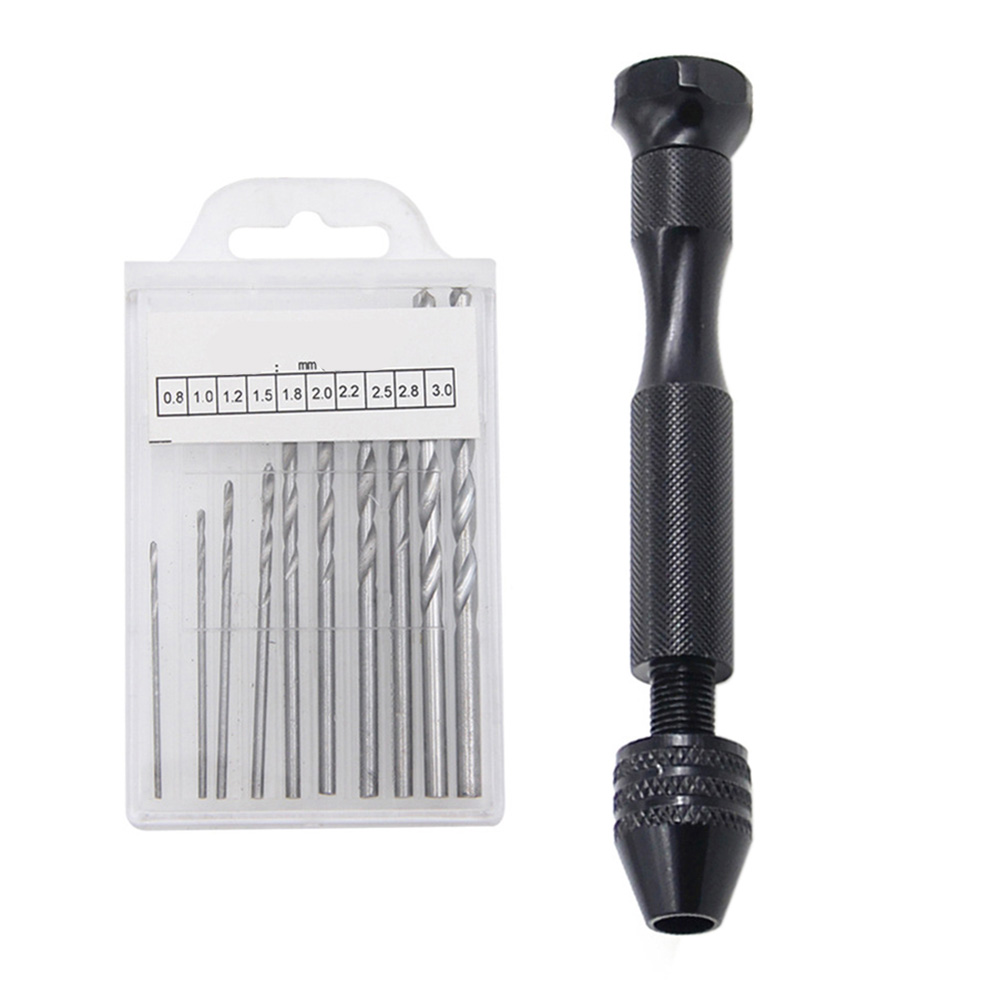 Handboor 0.8mm-3.0mm Boren Set Voor Modellen Hobby DIY Houtbewerking Boren Rotary Gereedschap Handgereedschap set Accessoires