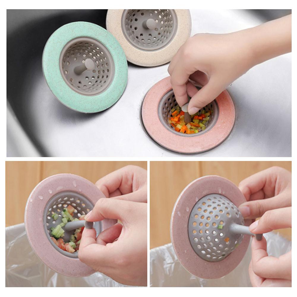 Sewer Mesh Strainer Drainer Basin Filter Durable 2Pcs Sink Stainless Steel Household Supplies Kintchen Bathroom