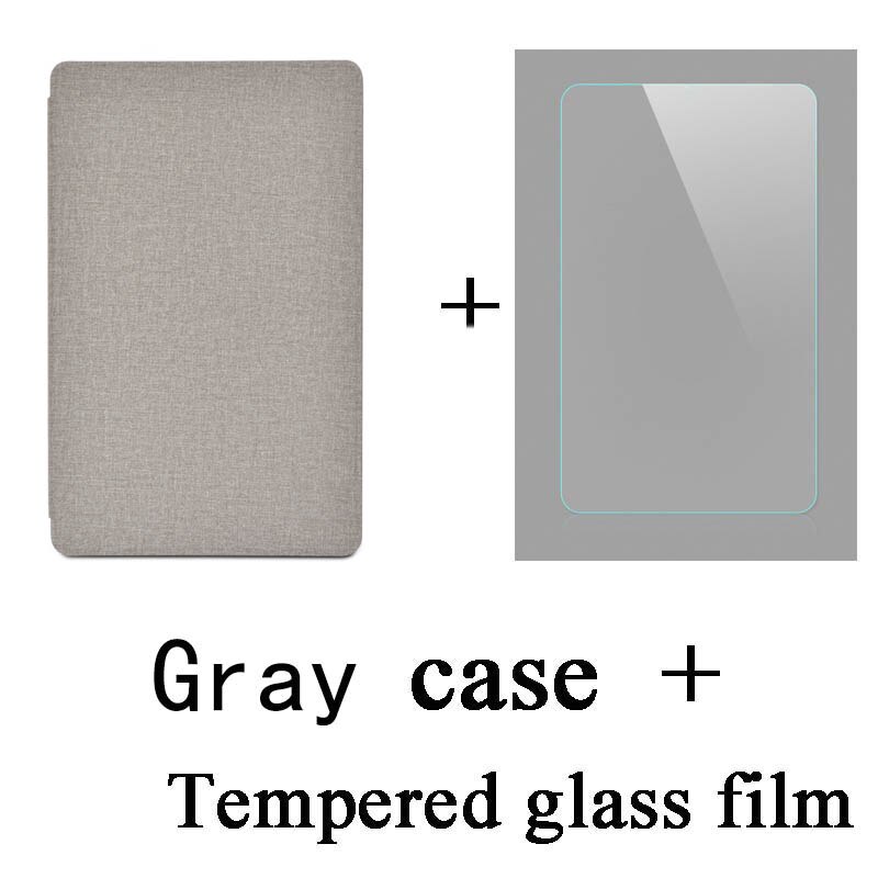 Etui til alldocube x neo 10.5 tommer tablet anti-kollisionsbeskyttelse stativ cover cover til cube x neo: Stil 1 grå-tg film