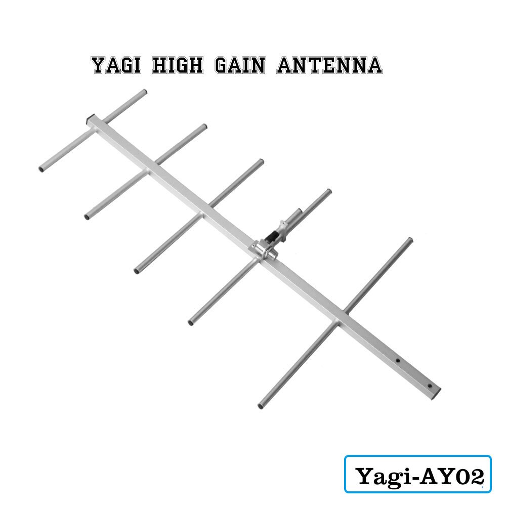 Yagi -ay02 yagi antenn uhf 400-470 mhz hög förstärkning 11 dbi  so239 kontakt yagi-uda antenn passar för tyt md -390 bf-888s walkie talkie: Default Title