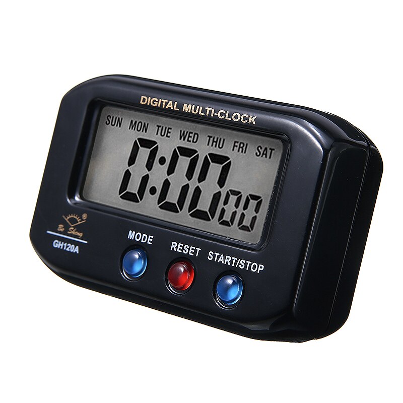 Multifunctional LED Digital Alarm Clock Luminous Night Light Clock Timer With Clip Protable For Travel Table Desktop Decor