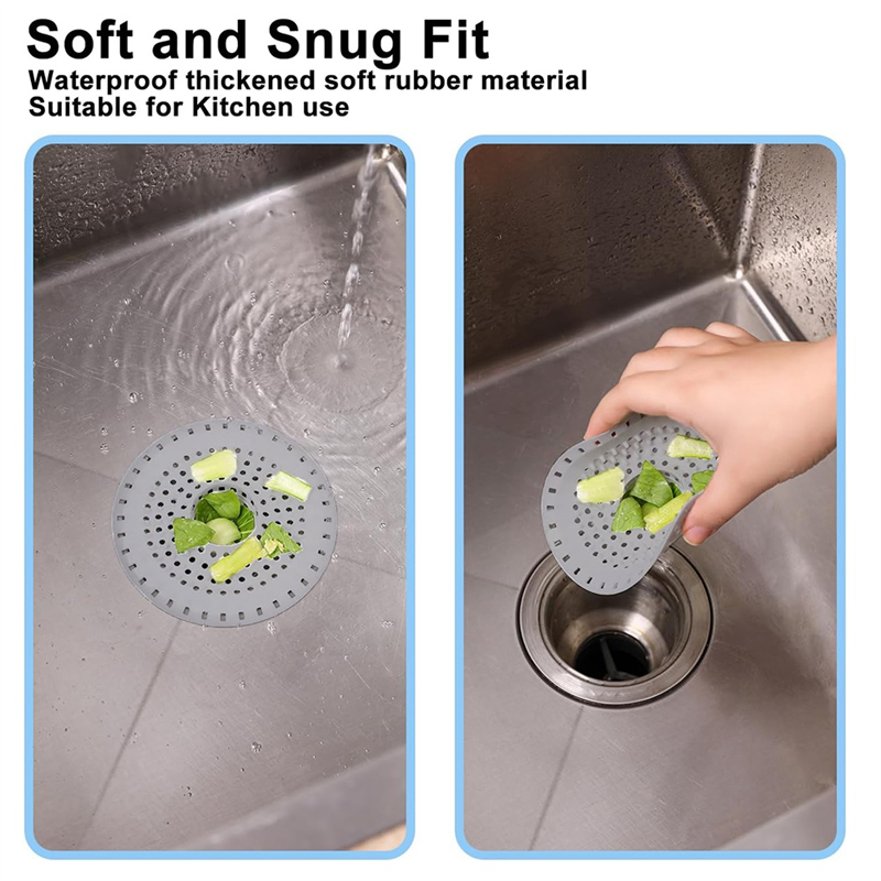M12K - Pokrywa odpływu prysznica 3 szt. Sitko odpływu wanny, 5-calowy łapacz włosów, gumowy korek robić wanny robić łazienki i kabiny prysznicowej