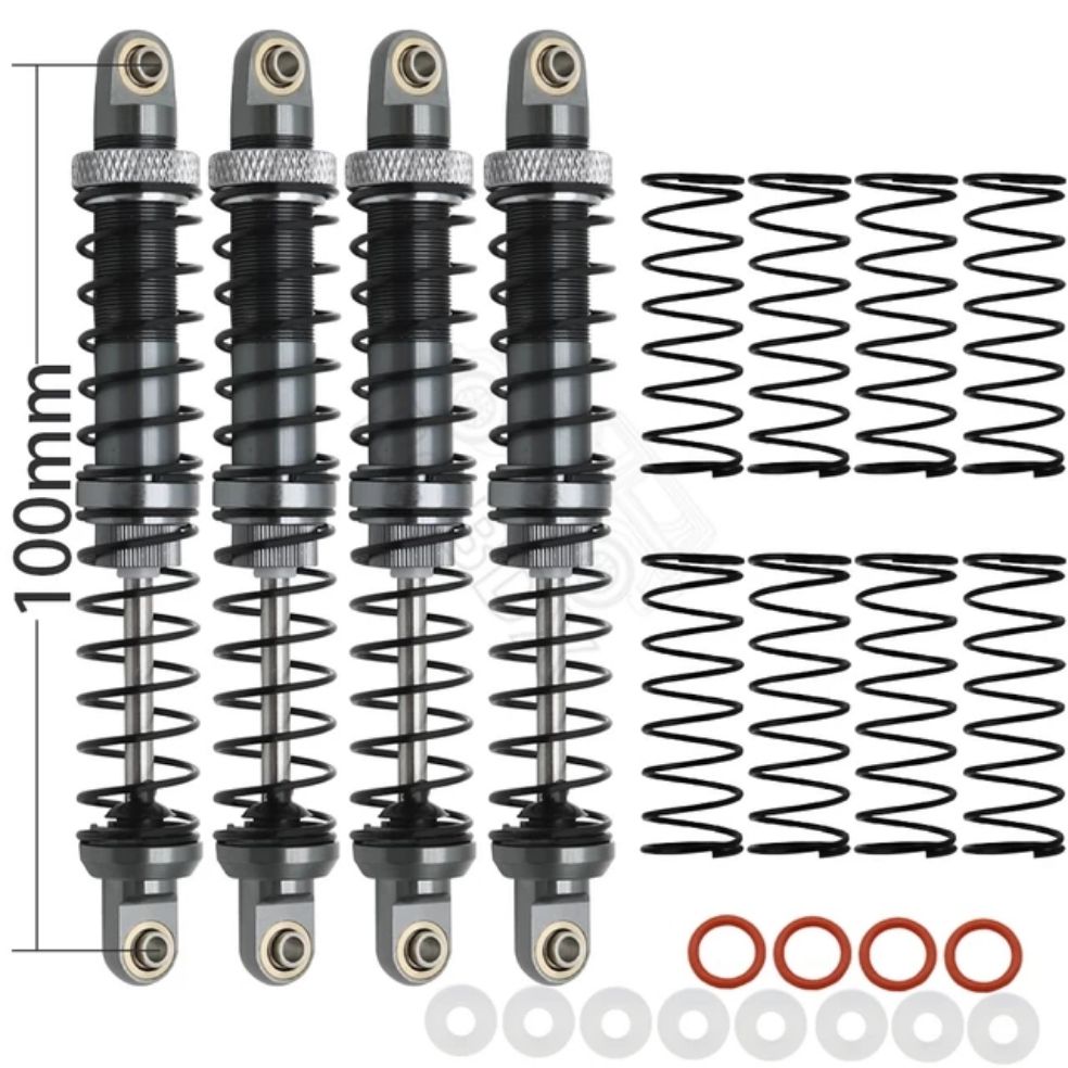 Metal 70mm 80mm 90mm 100mm 110mm 120mm Shock Absorber Oil Damper for 1/10 RC Crawler Car Axial SCX10 AXI03007 RBX10 D90 TRX4