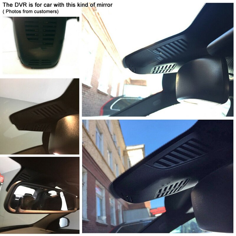 Auton dvr wifi kojelautakamera videonauhuri mercedes benz m c c  w205 c180 c200: lle
