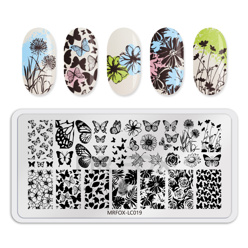 1 Uds. Placas de estampado de uñas de serpiente, plantillas rectangulares, placa de imagen de sello para decoración de uñas, herramientas de impresión de uñas de acero inoxidable para manicura