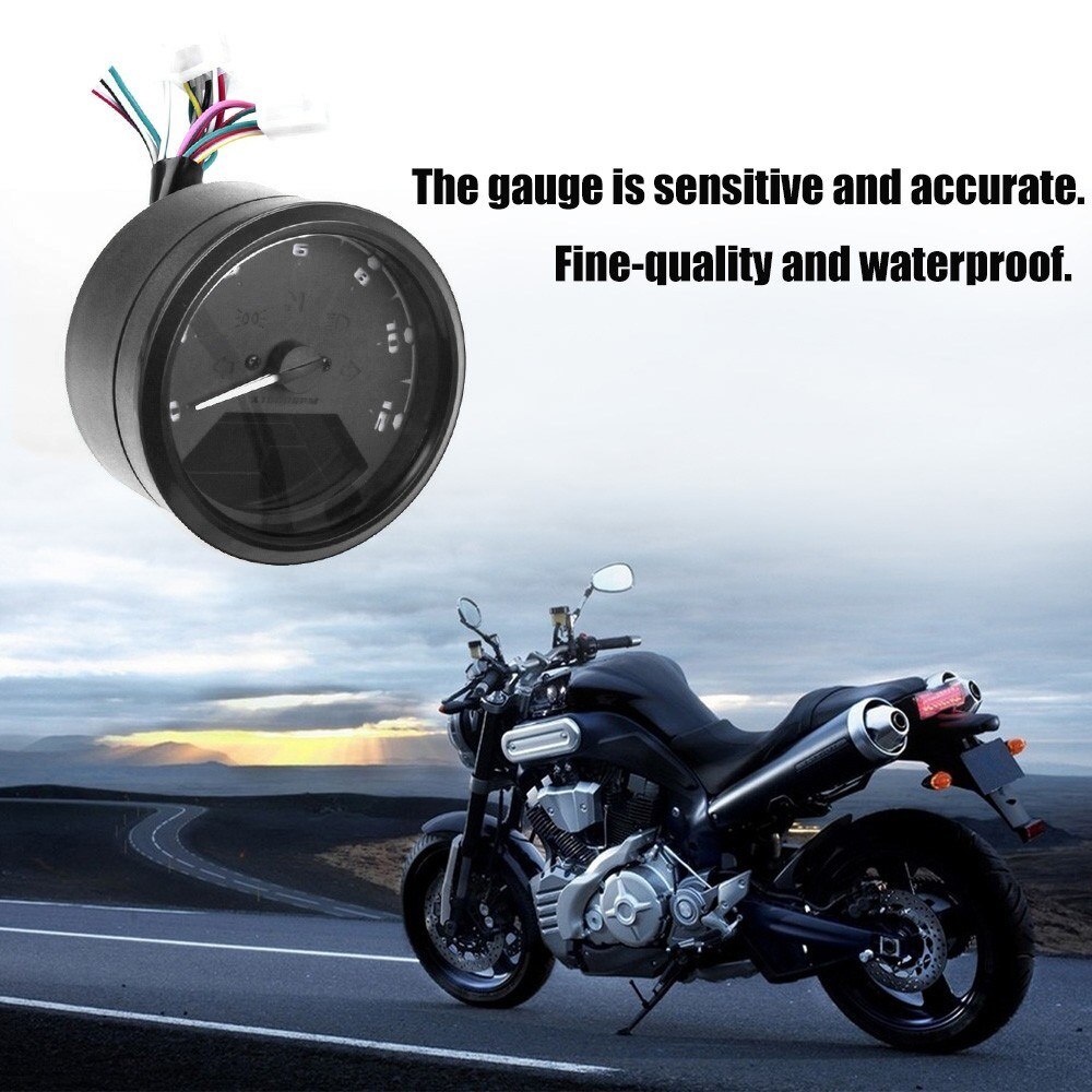 Motorcycle LCD Digital Speedometer Odometer Excellent Durable Tachometer Speedometer Gauge Speedometer Automotive