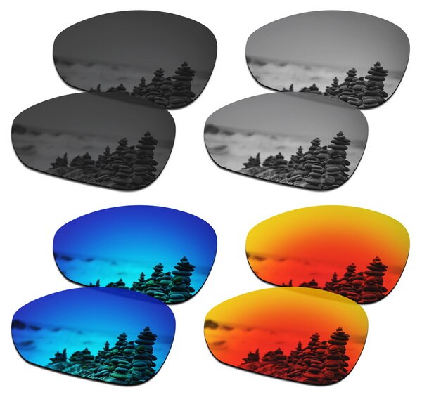 SmartVLT Vervanging Lenzen Gepolariseerde voor Oakley Crosshair 1.0 (2005) Zonnebril-Meerdere Paren Verpakt: 4 Pairs Packed