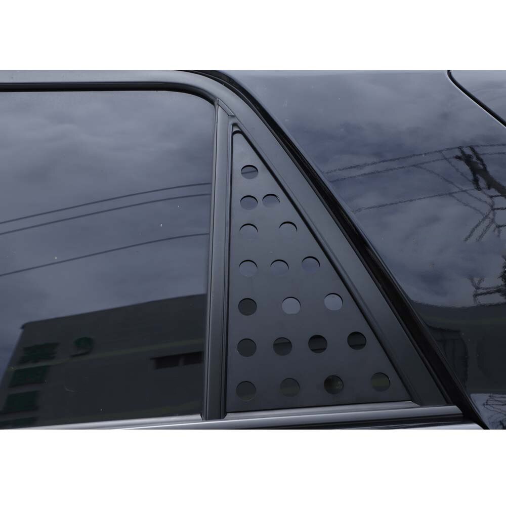 Voor Toyota 4Runner Up Auto Exterieur C Pillar Venster Driehoek Decoratie Cover Trim Aluminium Auto Lijstwerk