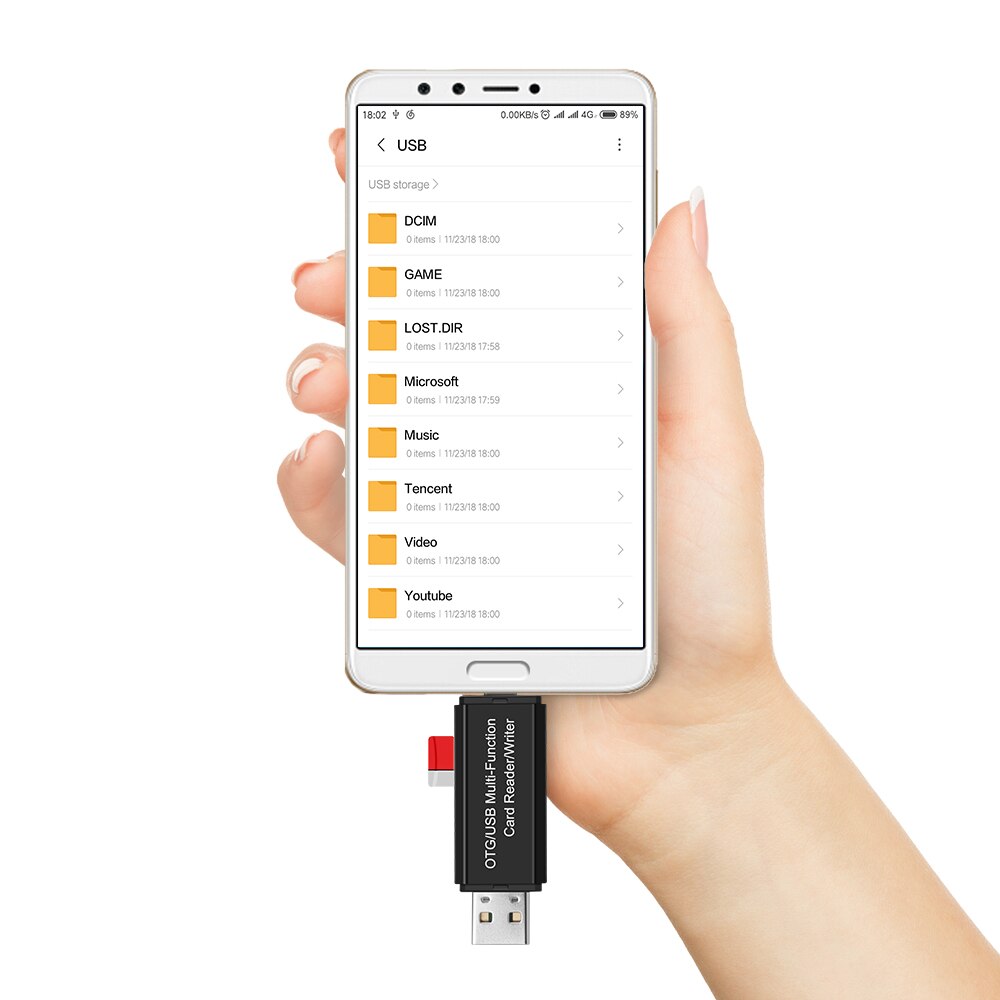 Rocketek usb 2.0 memory card reader OTG android adapter cardreader for micro SD/TF microsd readers laptop computer