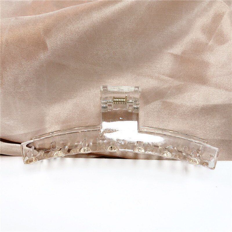 Koreaanse Grote Barrette Krab Haar Klauwen Bad Haar Klauw Paardenstaart Clip Grote Haarspeldjes Klauw Clip Haar Clip Krab Voor vrouwen Haar Clips: NO.5