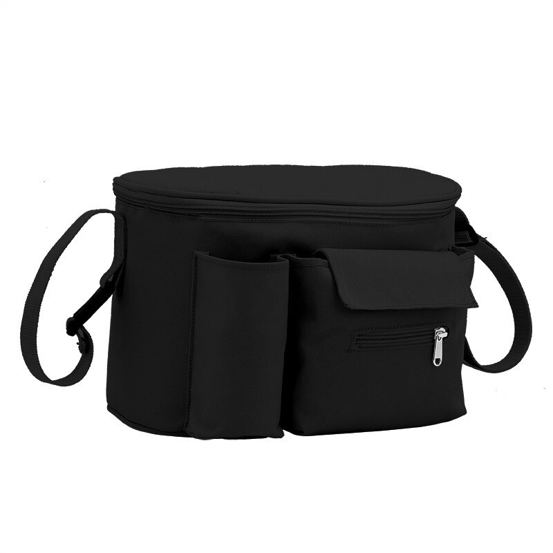 Baby Producten Opbergtas Kinderwagen Fietstas Multi-Functionele Mummie Zak Wandelwagen Fietstas Waterdicht Mother 'S Tas: Mysterious Black