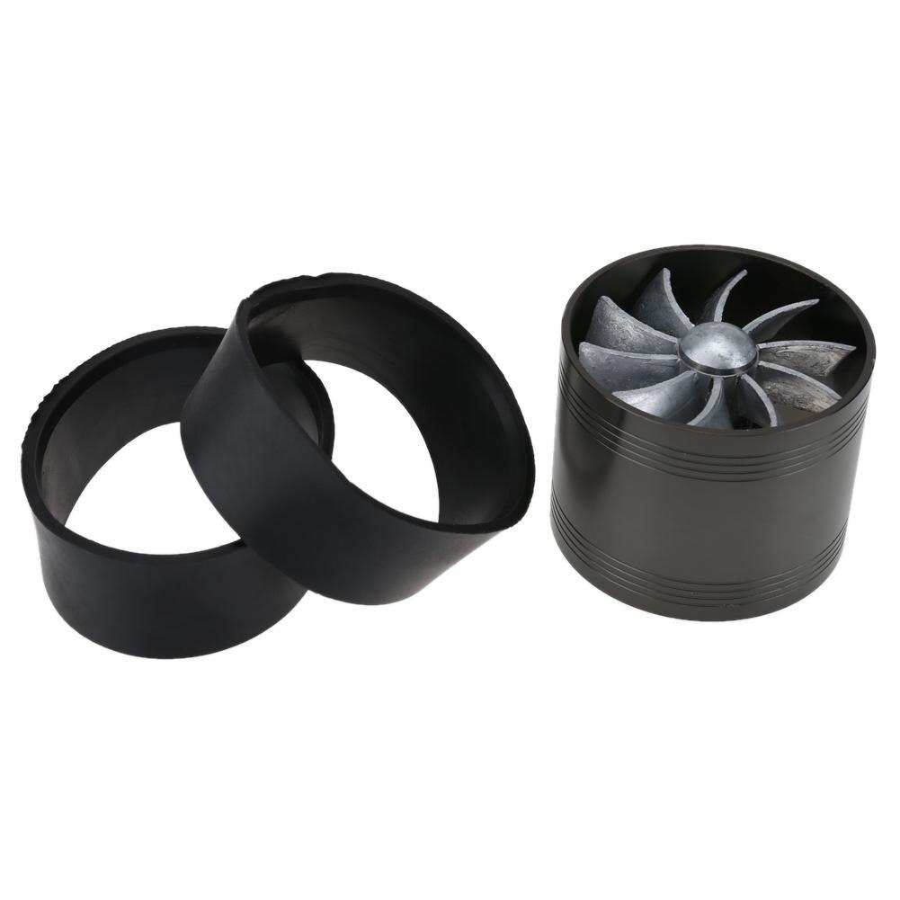 Turbina de admisión de modificación de coche adecuada para manguera de admisión de aire diámetro 65-74mm Gas ahorro de combustible ventilador respiradero: C Single sided turbo
