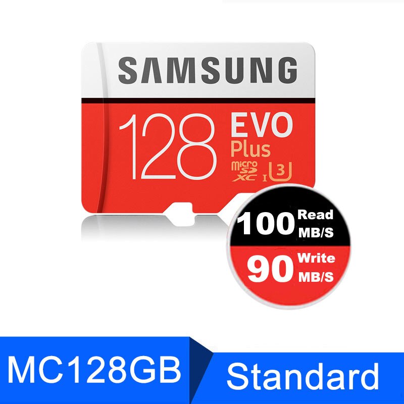 SAMSUNG Micro SD 128gb 64gb tarjeta de memoria de 32gb 256GB Class10 Microsd SDHC/SDXC TF C10 con lector de tarjetas OTG Header tarjeta SD de 512gb: MC128G U3 Class10