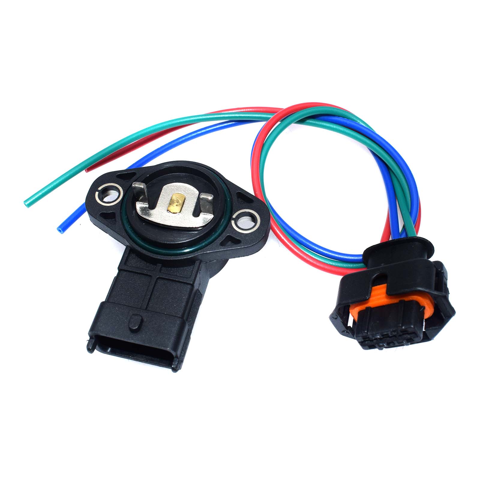 Throttle Position Sensor TPS 35170-26900 + Connector Plug Pigtail Harness For Hyundai Kia Accent Rio Rio5 1.6L 2006: sensor Kit