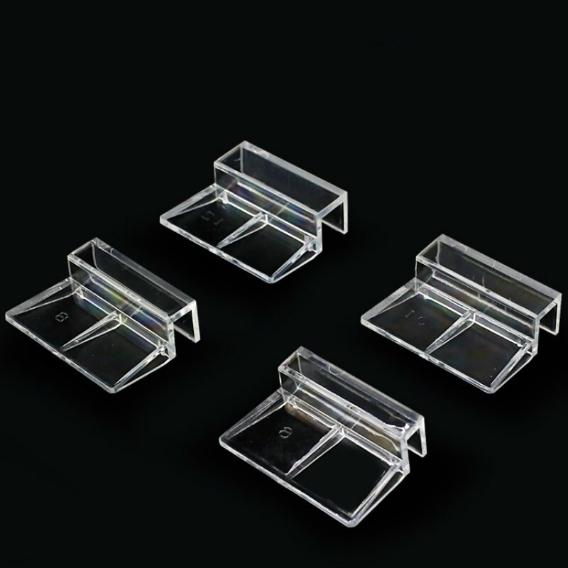Tapa de acrílico para pecera, soporte para tapa superior de Acuario, estante de soporte, 4 unids/lote