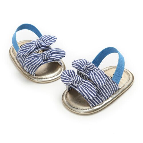 Baby Infant Kid Girl Soft Sole Crib Toddler Summer Princess Sandals Beach Shoes 0-18 Months
