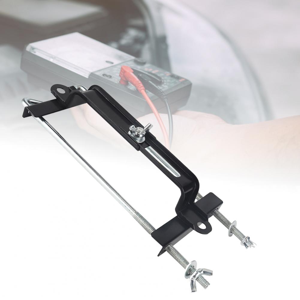 Multifunctional Battery Tray Universal Saving Space Black Adjustable Battery Holder