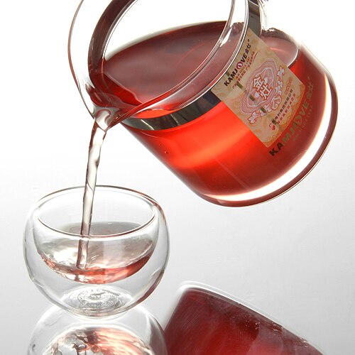 100% Echt Kamjove TP-140 Art Tea Cup Theepot 300 ml Glazen waterkoker zeef Elegante cup AUTO OPEN thee set zetgroep de cha