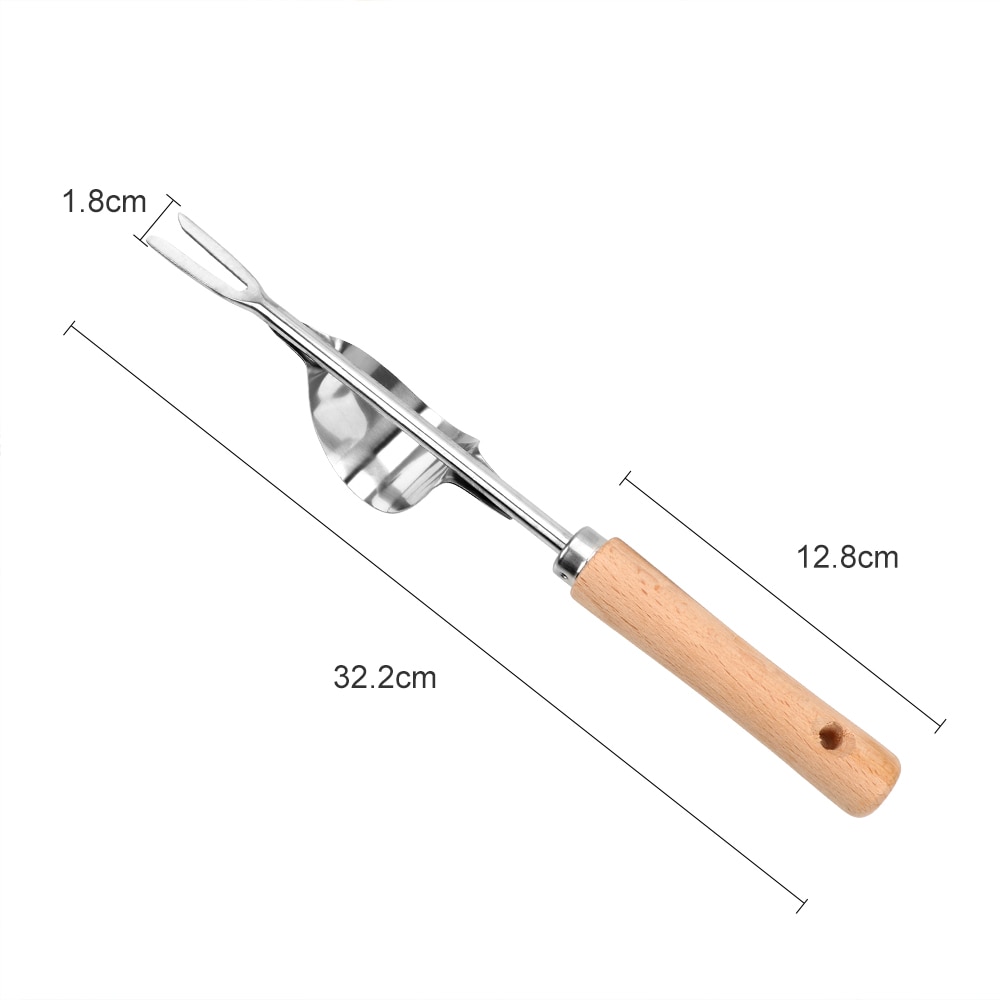 NICEYARD Stainless Steel Seedling Transplanter Weeder Digging Puller Weeding Tool