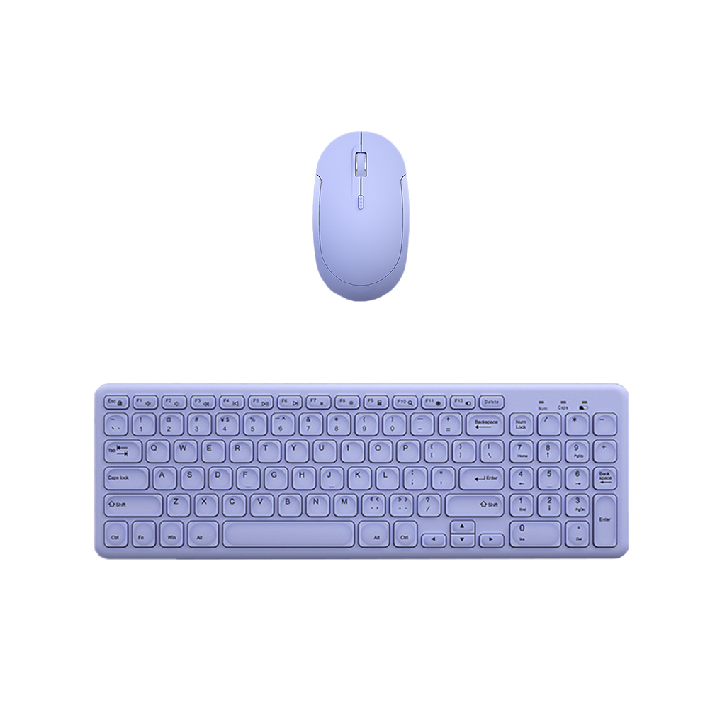 Ultra Slim Cordless Computer Wireless Keyboard Combo for Home Office