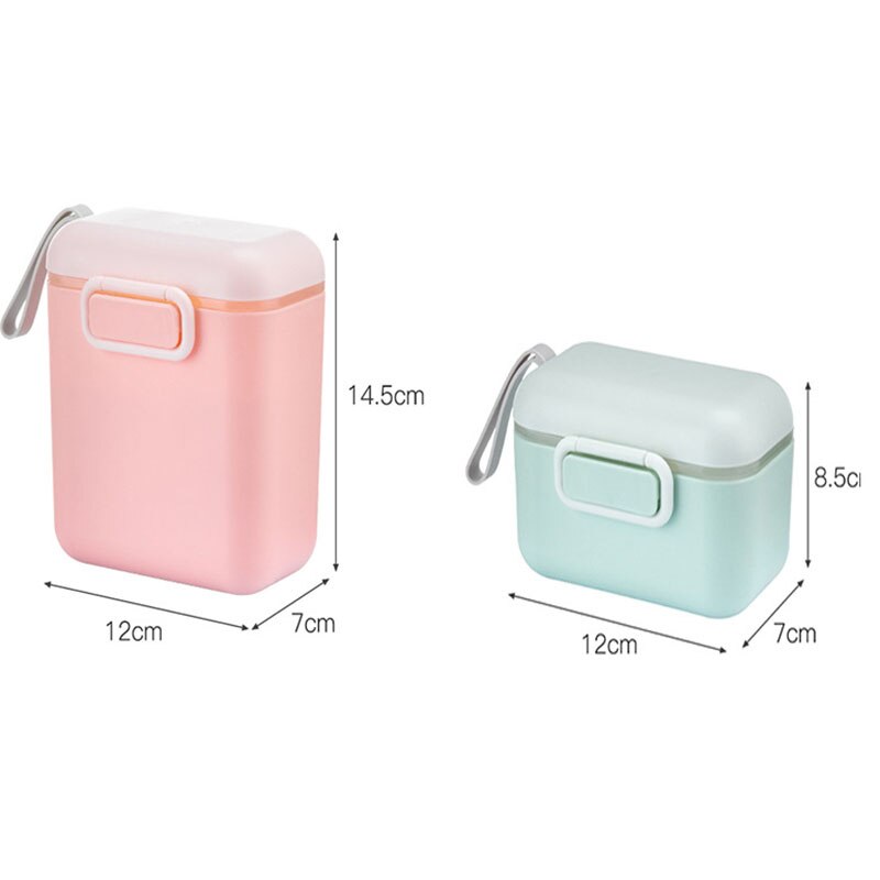 baby melkepulver bærbar baby matte oppbevaringsboks essensiell frokostblanding spedbarn melkepulver boks smårolling snacks container