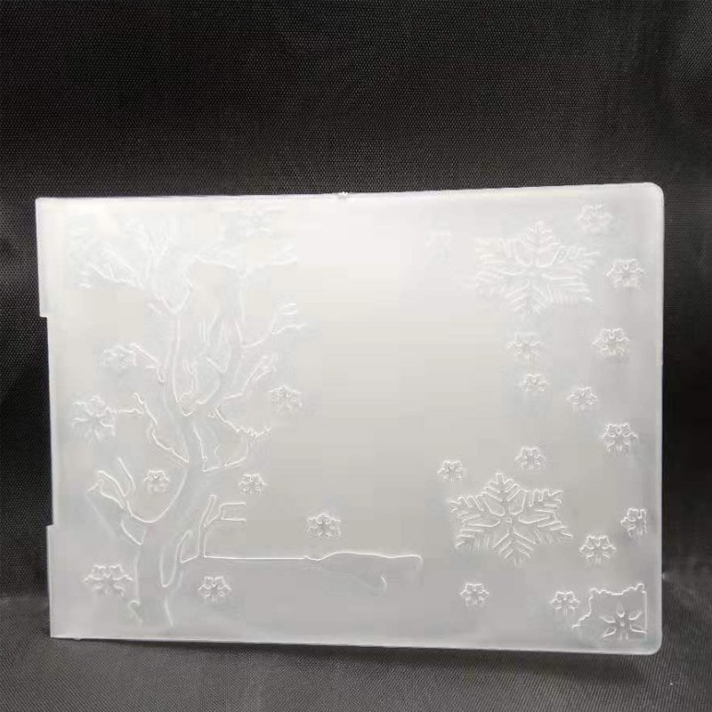ZATWBS Beautiful nature Embossing plates DIY Paper Cutting Dies Scrapbooking Plastic Embossing Folder: 056