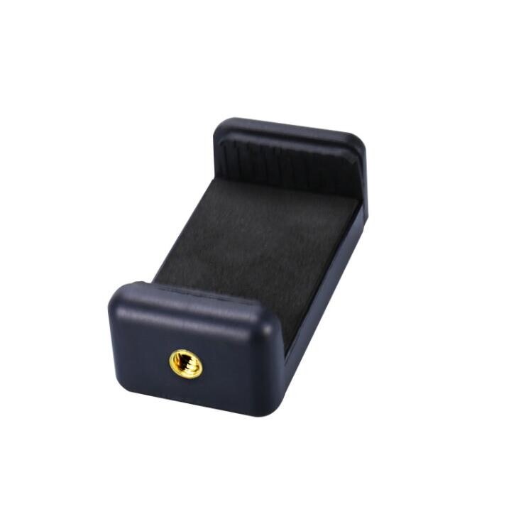 Twee-Gat Mobiele Telefoon Clip Adapter Universele Voor Statief Monopod Houder Klem Beugel Stand Houder Zwart